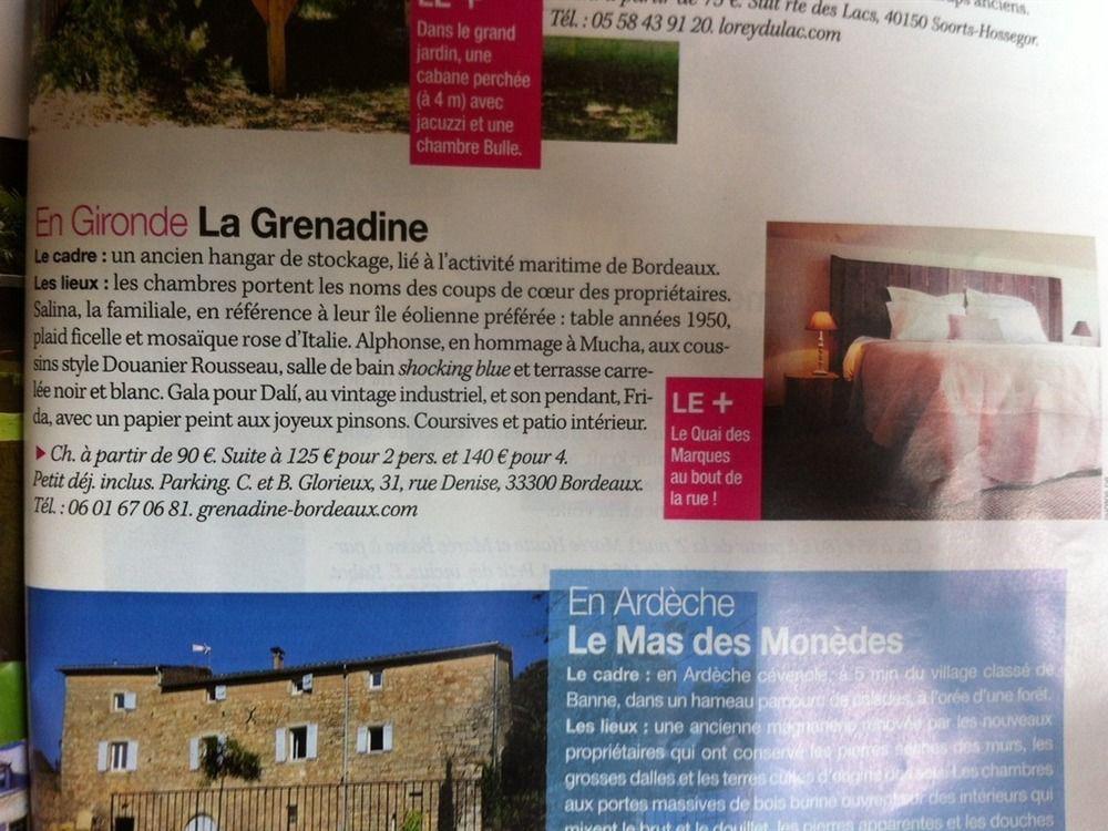 La Grenadine Panzió Bordeaux Kültér fotó